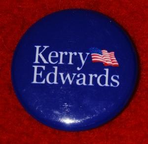 Kerry/Edwards campaign button