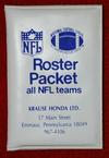 Honda/NFL Roster Packet