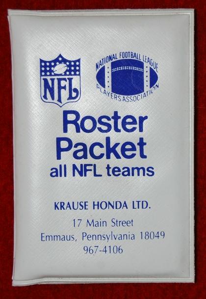 Honda/NFL Roster Packet