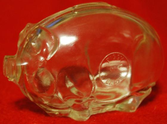 Glass Piggy Bank