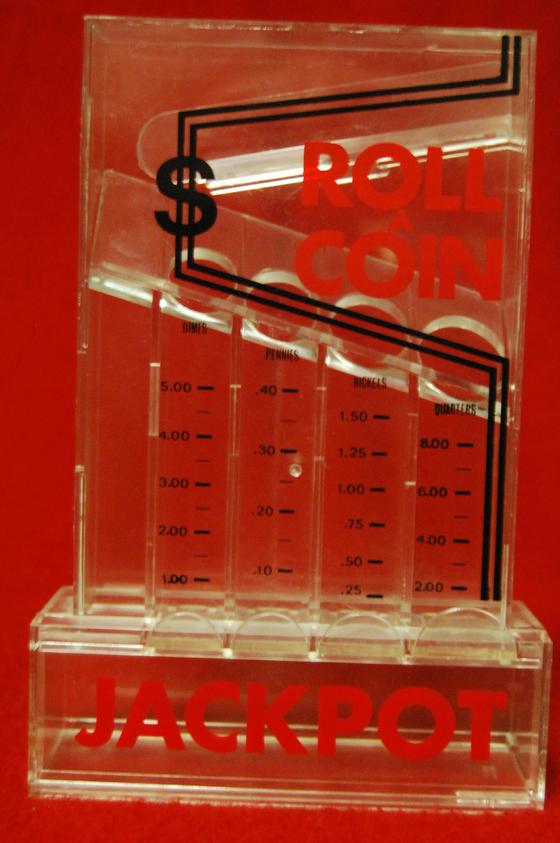 Plastic Roll A Coin Bank